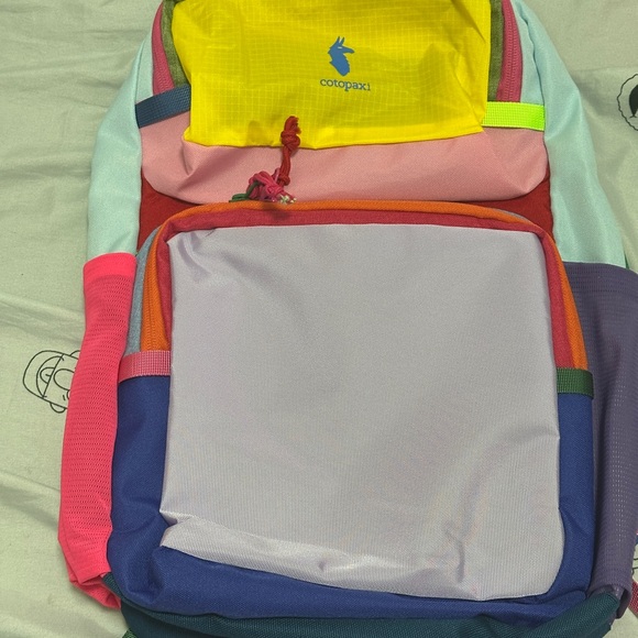 cotopaxi Handbags - Cotopaxi Multicolor Backpack with Yellow and Pink Accents
